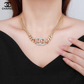 【関税負担なし】ネックレス、新しいネックレス万能シンプルファッションオーナメント 241014